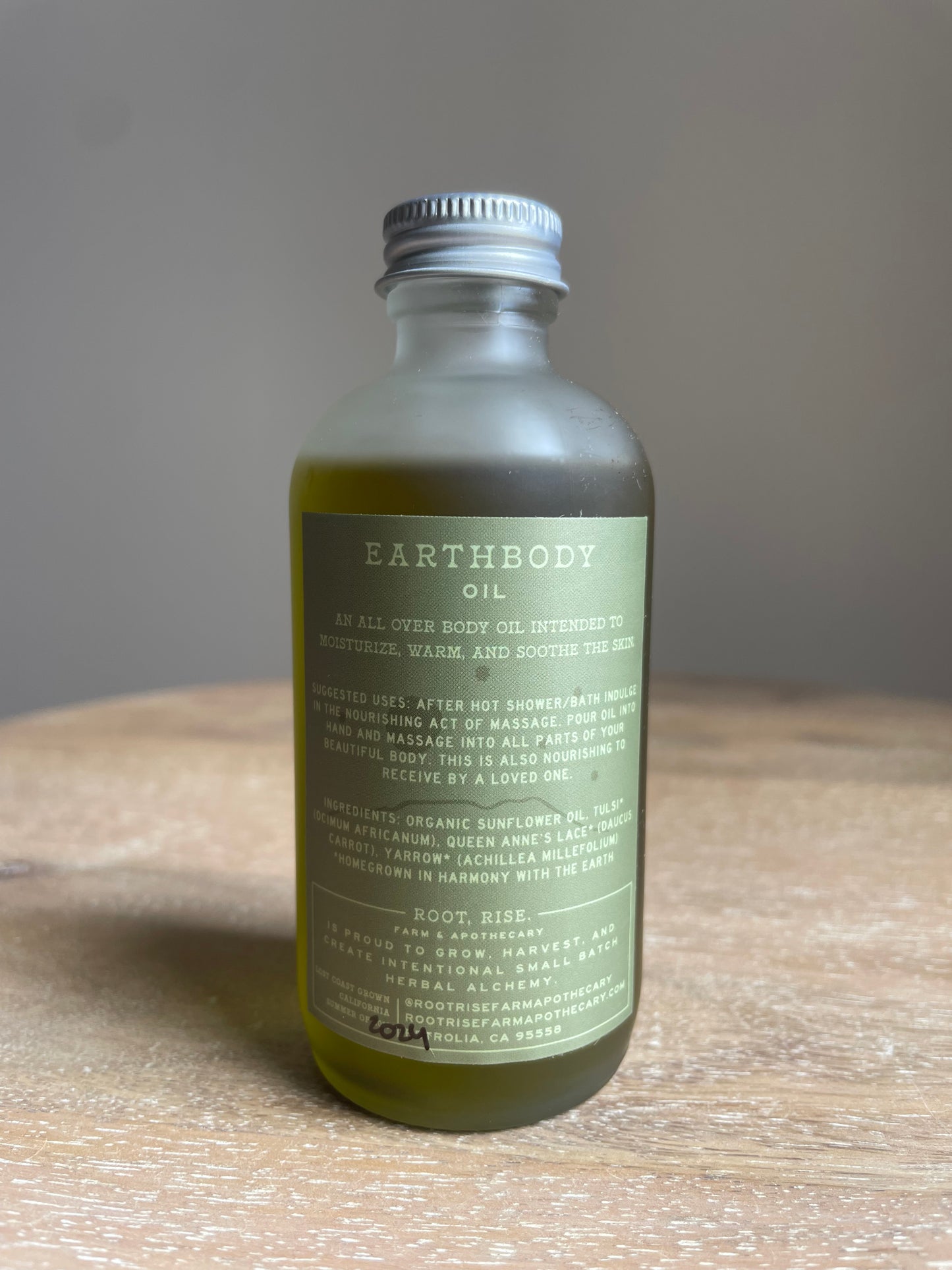 Root,Rise Farm+Apothecary ~ Earthbody Oil 4oz